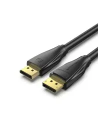 Кабель мультимедійний DisplayPort M to DisplayPort M 2.0m V1.4 8K black Vention (HCDBH)