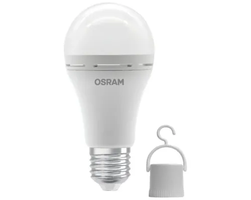 Лампочка Osram LED E27 8Вт 806Лм 2700К A60 акумуляторна (4099854190087)