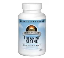 Амінокислота Source Naturals Теанін Серен, Serene Science, 60 таблеток (SNS-01775)