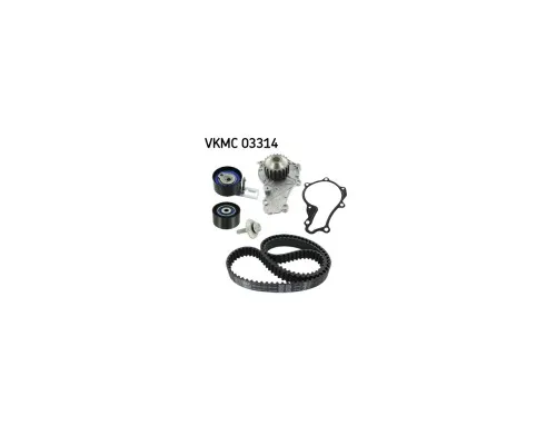 Комплект ременя ГРМ з помпой SKF VKMC 03314