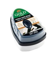 Губка для взуття GoldCare Експрес-блиск Чорна із запаскою 6 мл (8697704020759)