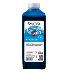 Чорнило Barva Canon PGI-1400/PGI-2400 1 л, special pigment, cyan (C1400-1043)