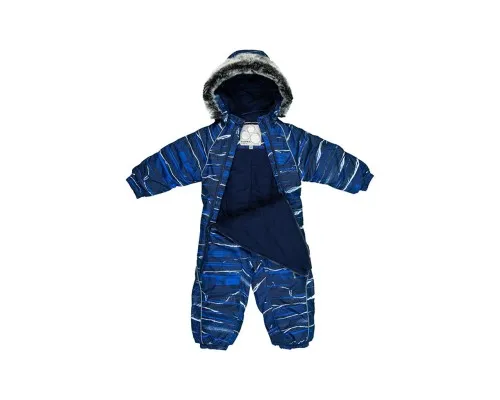 Комбінезон дитячий Huppa ORION 36300030 темно-синій з принтом 74 (4741468717074)