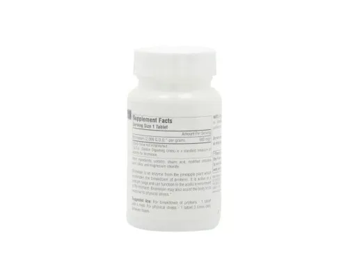 Трави Source Naturals Бромелайн 500мг, 60 таблеток (SNS-01354)
