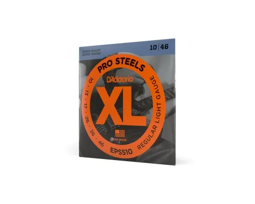 Струни для гітари D'Addario XL ProSteels Regular Light (10-46) (EPS510)
