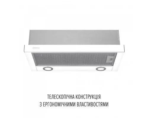 Витяжка кухонна Perfelli TL 6822 WH 1200 LED