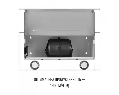 Витяжка кухонна Perfelli TL 6822 WH 1200 LED