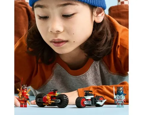 Конструктор LEGO NINJAGO Швидкісна гонка Кая на мотоциклі (71838)