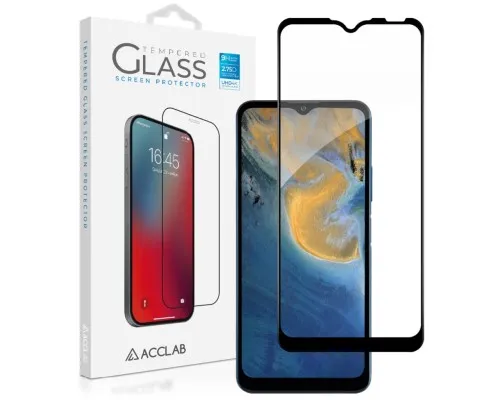 Скло захисне ACCLAB Full Glue ZTE Blade A51 Black (1283126515712)