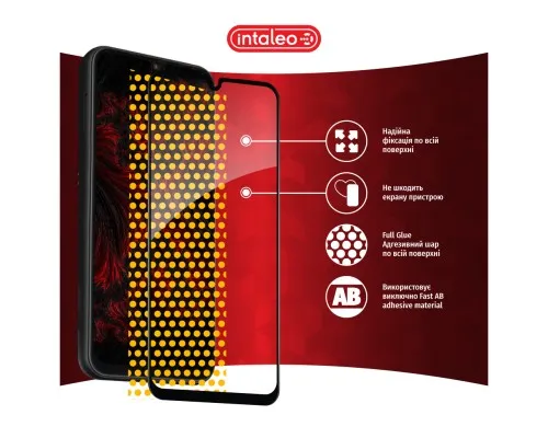 Скло захисне Intaleo Full Glue Samsung A25 5G Black (1283126574931)