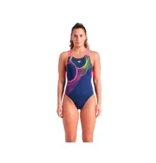 Купальник Arena Ripples Swimsuit V Back B 009021-780 синій 38 (3468337506089)