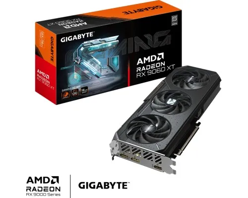 Відеокарта GIGABYTE Radeon RX 9060 XT 16Gb GAMING OC (GV-R9060XTGAMING OC-16GD)