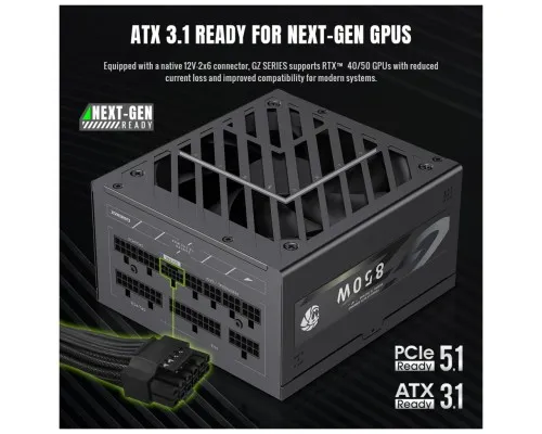 Блок живлення Gamemax 850W (GZ 850G BK)