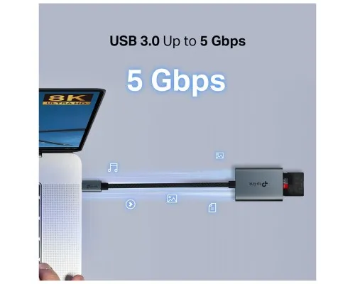 Зчитувач флеш-карт TP-Link USB-C to SD/TF (UA440C)