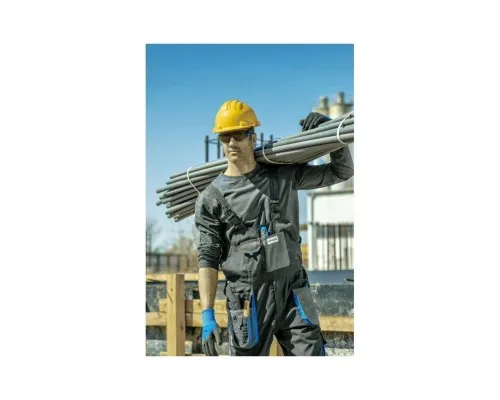 Футболка робоча Hoegert ILM HT5K420-S з довгим рукавом 100% бавовна графіт, S (48) (HT5K420-S)