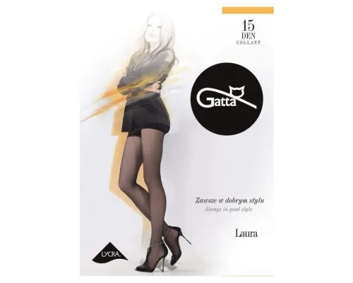 Колготи Gatta Laura 15 Den Nero - 4 (5900042056674)