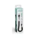 Дата кабель USB 2.0 AM to USB-C 1.0m spiral black ColorWay (CW-CBUC051-BK)