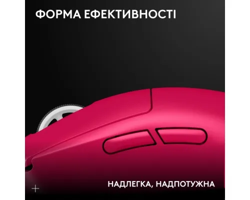 Мишка Logitech G Pro X Superlight 2 Lightspeed Wireless Magenta (910-006797)