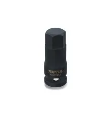 Головка торцева Toptul ударна HEX 1/2" 12мм (KADH1612)