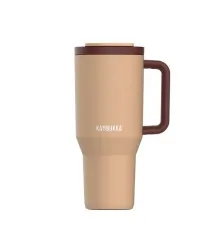 Термокружка Kambukka Rio Almond Dream 950 мл Бежева з коричневим (11-08001)