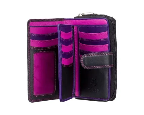 Гаманець Visconti R13 Carmelo з RFID Black Berry (R13 BLK/BERRY)