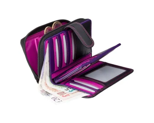 Гаманець Visconti R13 Carmelo з RFID Black Berry (R13 BLK/BERRY)