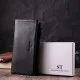 Гаманець ST Leather З натуральної шкіри Чорний (22527)
