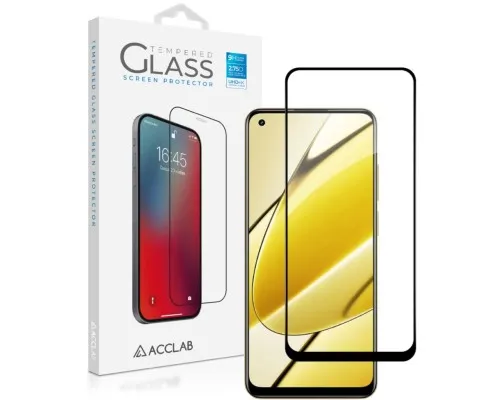 Скло захисне ACCLAB Full Glue Realme 11 4G Black (1283126581953)