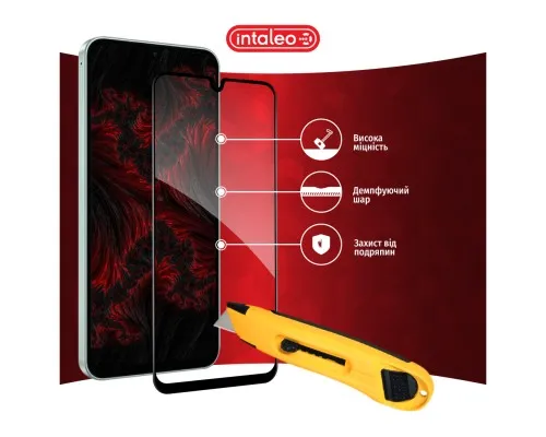 Скло захисне Intaleo Full Glue Samsung A26 Black (1283126608063)