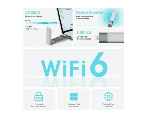 Мережева карта Wi-Fi TP-Link Archer TX50UH (ARCHER-TX50UH)