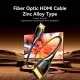Кабель мультимедійний HDMI M to HDMI M 15.0m 4K fiber optic zinc alloy black Vention (ALSBN)