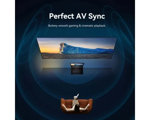 Кабель мультимедійний HDMI M to HDMI M 15.0m 4K fiber optic zinc alloy black Vention (ALSBN)