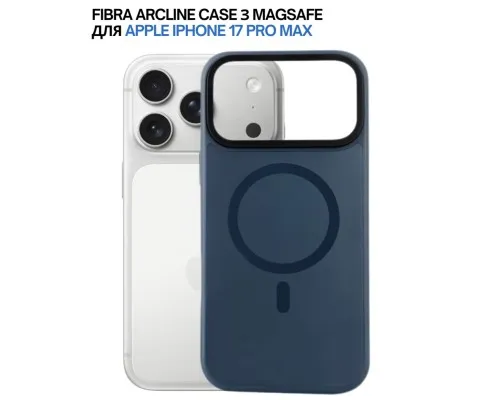 Чохол до мобільного телефона BeCover FIBRA ArcLine MagSafe Apple iPhone 17 Pro Max Blue (715387)