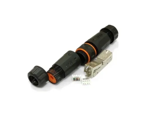 Зрощувач Водонепроникний прохідний STP 1+1 RJ45 cat.6A IP68 Cor-X (282567)