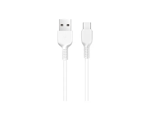 Дата кабель USB 2.0 AM to USB-C 3.0m 2A X20 white HOCO (6957531068976)