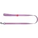 Повідець для собак WAUDOG Re-cotton світловідбивний L-XL Ш 25 мм Д 200 см фіолетовий (03209)