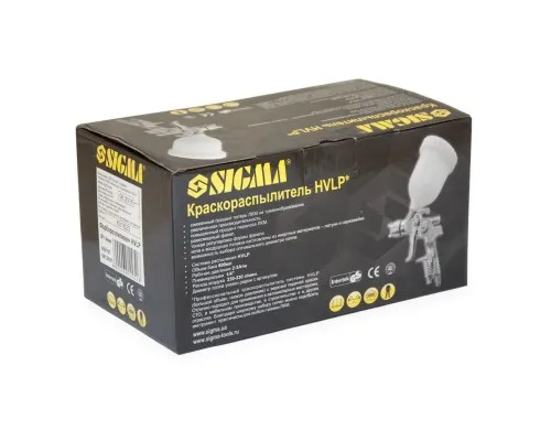 Фарбопульт Sigma HVLP 1.4 (хром) верхній бак (пласт) (6812051)