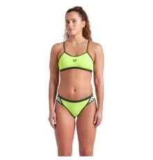 Купальник Arena Icons Bikini Cross Back Solid 005037-660 Салатовий 36 (3468337529231)