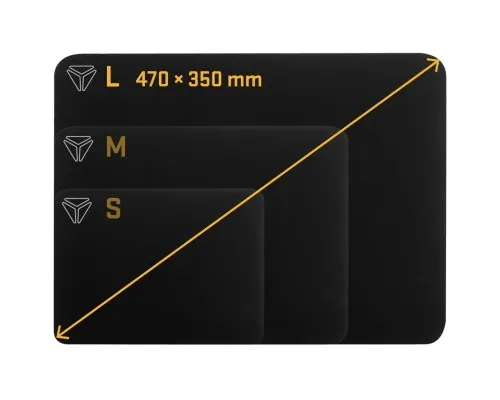 Килимок для мишки YENKEE YPM 47 Speed Top L Black (45015888)