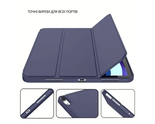 Чохол до планшета BeCover Tri Fold Soft TPU Apple iPad Air 11" M4 2026 Deep Blue (715230)