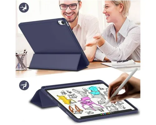 Чохол до планшета BeCover Tri Fold Soft TPU Apple iPad Air 11" M4 2026 Deep Blue (715230)