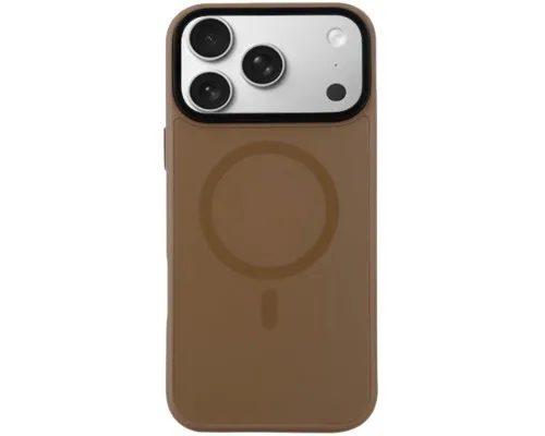 Чохол до мобільного телефона BeCover FIBRA ArcLine MagSafe Apple iPhone 17 Pro Max Brown (715388)