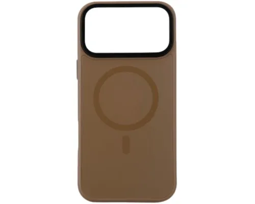 Чохол до мобільного телефона BeCover FIBRA ArcLine MagSafe Apple iPhone 17 Pro Max Brown (715388)