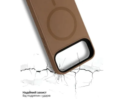 Чохол до мобільного телефона BeCover FIBRA ArcLine MagSafe Apple iPhone 17 Pro Max Brown (715388)