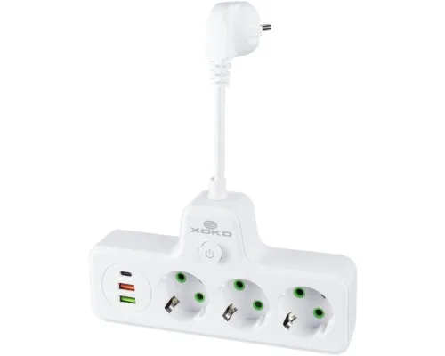 Мережевий фільтр живлення XoKo XK-SPW-3-2-1-WH