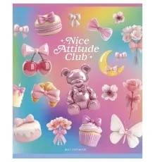 Зошит Школярик Star Nice Atitude Club 48 аркушів лінія (048-3525L)
