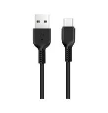 Дата кабель USB 2.0 AM to USB-C 2.0m 3A X20 black HOCO (6957531068907)