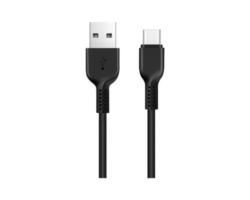 Дата кабель USB 2.0 AM to USB-C 2.0m 3A X20 black HOCO (6957531068907)