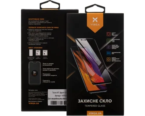 Скло захисне Vinga Tecno KI7 (Spark 10 Pro) (VGTKI7)