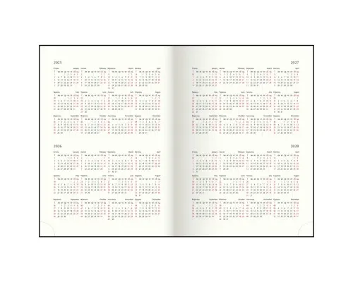 Тижневик Buromax датований 2026 PRIMAVERA, А5 чорний (BM.2120-01)